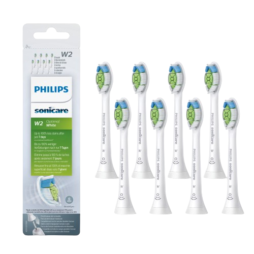 Philips Sonicare Optimal White HX6068/12 Štandardné hlavice pre sonické kefky, 8 ks