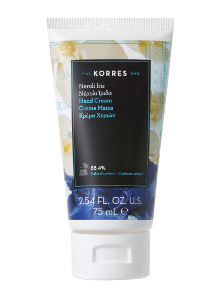 KORRES Hand Cream Neroli Iris - výživný krém na ruky neroli iris, 75 ml