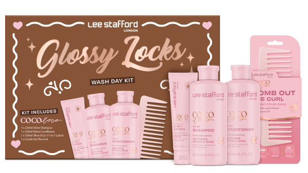 Lee Stafford Glossy Locks Coco Loco Wash Day Kit, darčeková sada