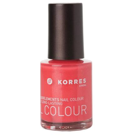 KORRES Nail Colour GRENADINE PINK 49 - ošetrujúcí lak na nechty, 10 ml