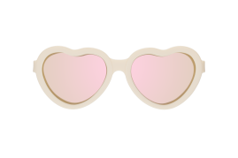 BABIATORS Heart, Sweet Cream, polarizačné zrkadlové slnečné okuliare, krémová, 3-5 let