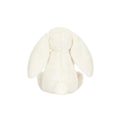Jellycat Krémový zajačik s ružičkou