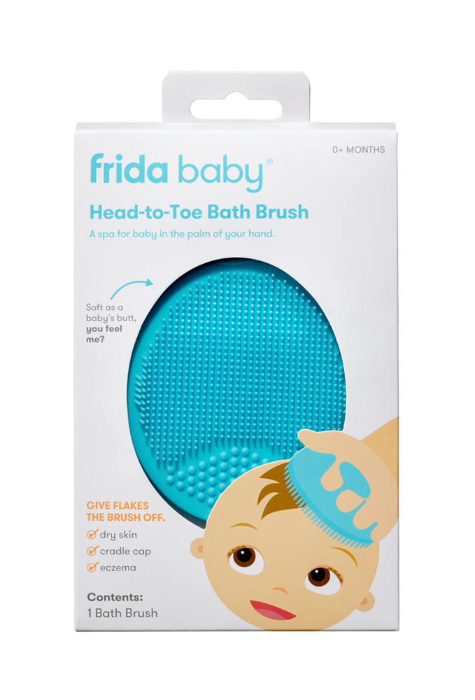 Frida Baby Head-to-Toe Bath Brush, silikónová žinka