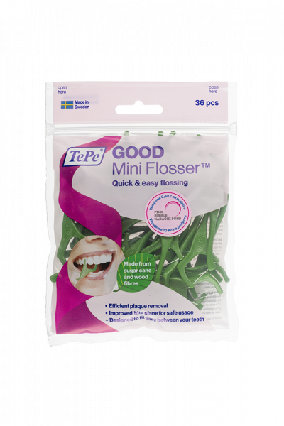 TePe GOOD Mini Flosser, 36 ks, limitovaná edícia Pink Ribbon