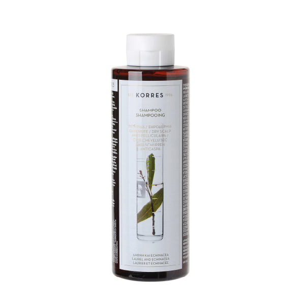 KORRES Shampoo Laurel and Echinacea - šampón proti lupinám s vavrínom a echinaceou, 250 ml