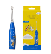 Bob a Bobek detská sonická kefka s kozmonautom a USB nabíjaním, 0–6 rokov, v krabičke