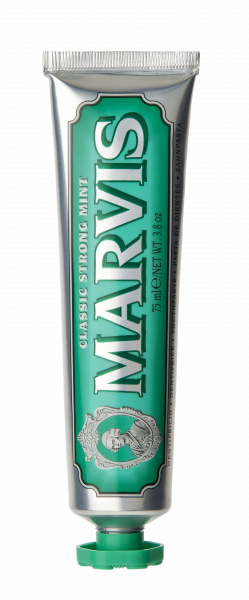 MARVIS Classic Strong Mint zubná pasta bez fluoridu, 75 ml
