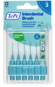 TePe Original medzizubné kefky z bioplastov 0,6 mm, modré, 6 ks