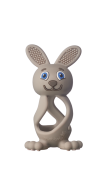 Brush-baby Bobbie Bunny hryzadlo, cappuccino, 0-3 rokov