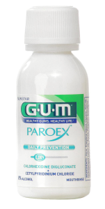 GUM PAROEX ústna voda (výplach, CHX 0,06 % + CPC 0,05 %), 30 ml
