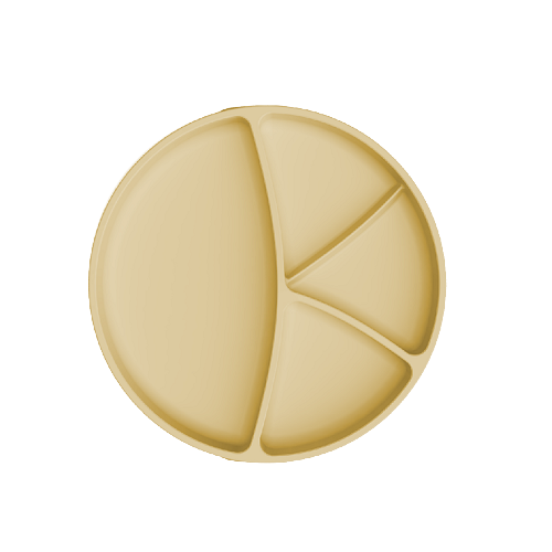 Everyday Baby silikónový tanier s prísavkou, Soft Yellow