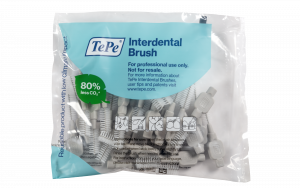 TePe Original medzizubné kefky z bioplastov 1,3 mm, sivé, 25 ks