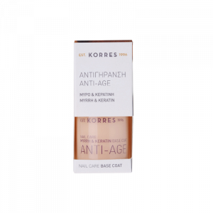 KORRES Nail Therapy - podkladový anti-ageing lak pre vyplnenie nepravidelnej štruktúry nechtov, 10 ml
