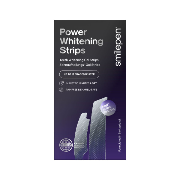 Smilepen Power Whitening Strips, bieliace pásiky na zuby, 14x2 ks