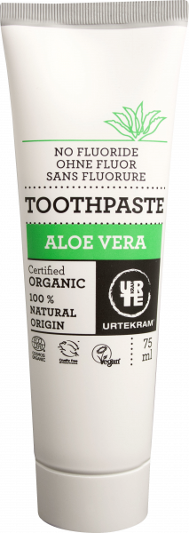 URTEKRAM Aloe Vera zubná pasta BIO, 75 ml