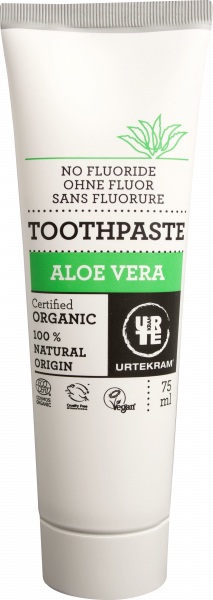 URTEKRAM Aloe Vera zubná pasta BIO, 75 ml 