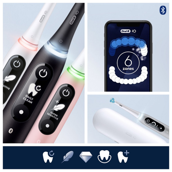 Oral-B iO Series 6 Pink Elektrická zubná kefka