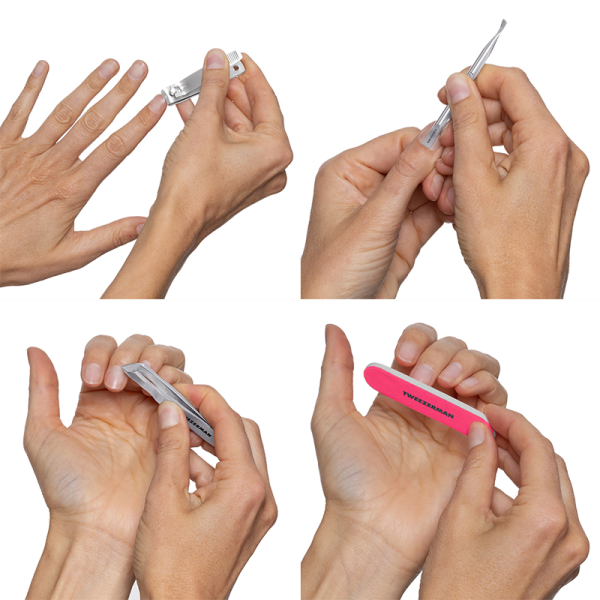 Tweezerman Mini Neon Nail Rescue Kit – vrecková súprava prvej pomoci pre nechty