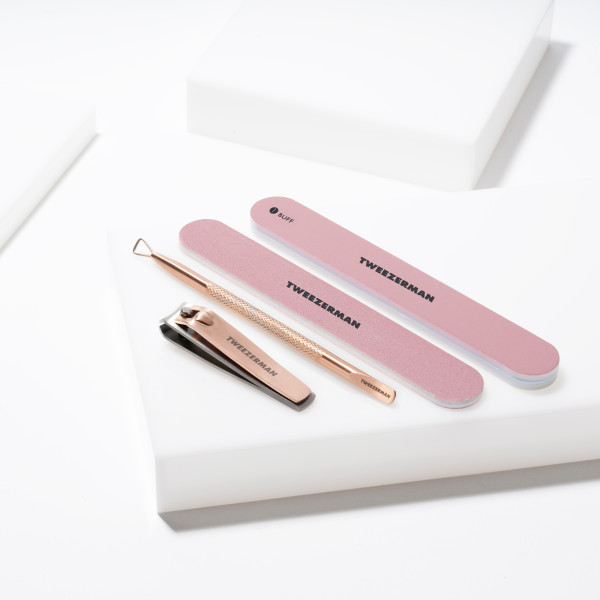 Tweezerman Rose Gold Manicure Set, Rose Gold súprava na manikúru