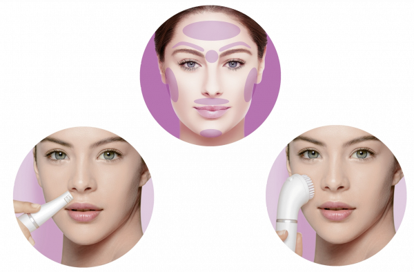 Braun Face tvárový epilátor a čistiaca kefka 851