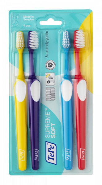 TePe Supreme soft, zubné kefky 3+1 zadarmo