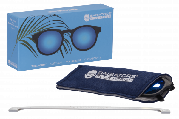 BABIATORS Keyhole The Agent polarizačné slnečné okuliare, čierne, 0-2 rokov