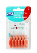 TePe Extra soft medzizubné kefky 0,5 mm, svetločervené, 6 ks