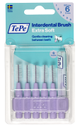 TePe Extra soft medzizubné kefky 1,1 mm, svetlofialové, 6 ks