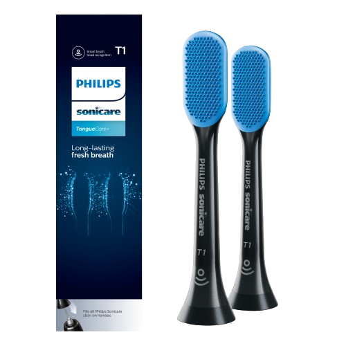 Philips Sonicare TongueCare+ Black HX8072/11 Hlavica na čistenie jazyka, 2 ks