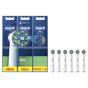 Oral B Cross Action EB 50-6, náhradná hlavice, 6 ks