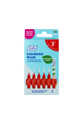 TePe Original medzizubné kefky z bioplastu 0,5 mm, červené, 6 ks, krabička