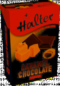 Halter Caramel Chocolate cukríky bez cukru, 36 g