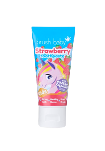 Brush-baby Strawberry Unicorn, detská zubná pasta s jahodovou príchuťou 50 ml, 3-6 let