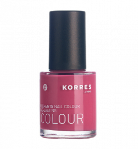 KORRES Nail Colour CYCLAMEN 23 - ošetrujúci lak na nechty, odtieň 48, 10 ml