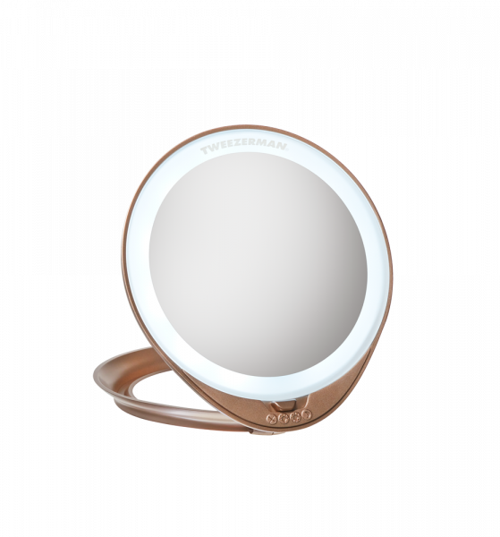 Tweezerman Light Logic zrkadielko s 3 farbami svetla