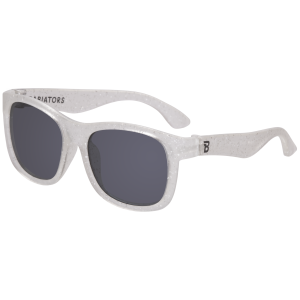 BABIATORS Navigator Silver Shimmer, slnečné okuliare strieborné trblietky, 3-5 rokov