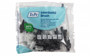 TePe Original medzizubné kefky z bioplastov 1,5 mm, čierne, 25 ks