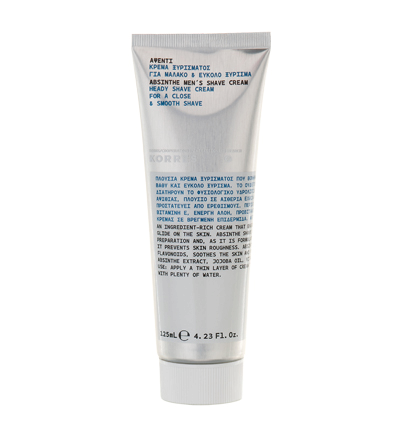 KORRES For Men Absinthe Shave Cream - krém na holenie s palinou, 25 ml