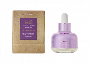 KORRES Golden Krocus Ageless Saffron Eye Elixir - šafranový elixír na očné okolie, 18 ml