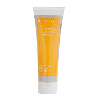 KORRES Fragrance Body Milk White Tea - telové mlieko s parfumáciou bieleho čaju, 125 ml
