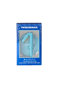 Tweezerman Limited collection Lash and Mirror Set - Majestic Turquoise hrebienok a zrkadielko
