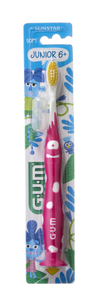 GUM Junior Monsters zubná kefka pre školákov (7-9 rokov)