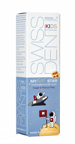 SWISSDENT KIDS My Little Star detská zubná pasta, 50 ml