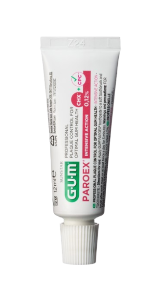 GUM PAROEX zubný gél (CHX 0,12 % + CPC 0,05 %), 12 ml