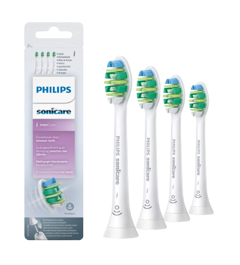 Philips Sonicare InterCare HX9004/10 Štandardná veľkosť hlavice sonickej kefky, 4 ks