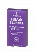 Lee Stafford Bleach Blondes Purple Reign Hot Shots - tónovacie kúry, 4x 15 ml