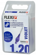 Tandex Flexi mezizubné kefky fialové, 1,2 mm, 6 ks