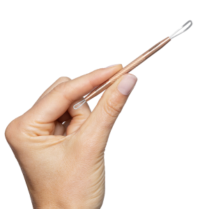 Tweezerman expresor –⁠⁠⁠⁠⁠⁠ obojstranné kozmetické očko na komedóny, rose gold