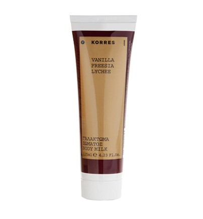 KORRES Fragrance Body Milk Vanilla - telové mlieko s parfumáciou vanilky, 125 ml