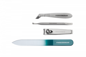 Tweezerman Nail Care Set Emerald Shimmer sada na manikúru
